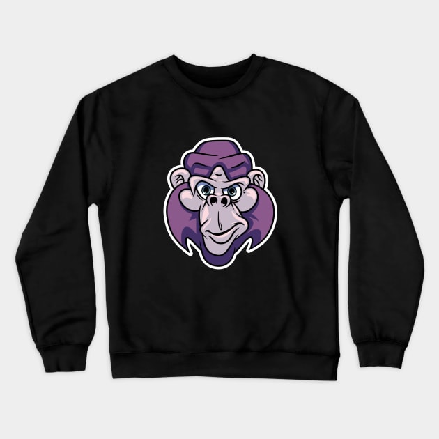 Mr. BaX Smirk Crewneck Sweatshirt by SilverBaX